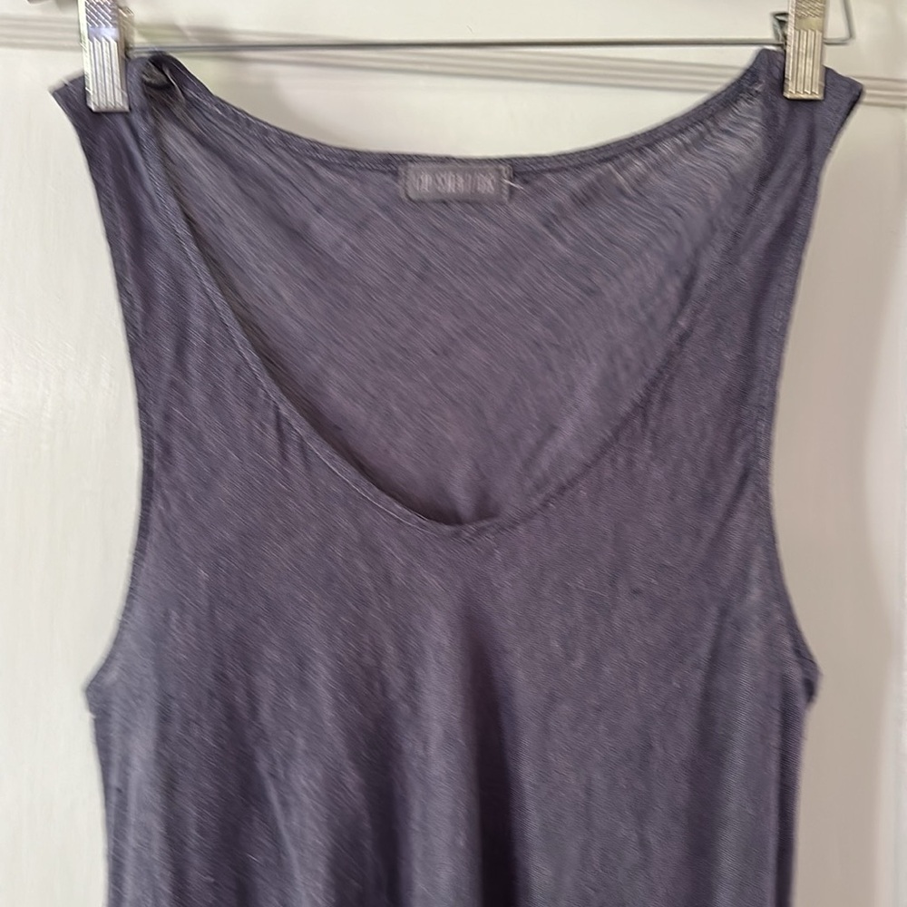 CP Shades linen Bree dress over dye chambray medium like new - Picture 4 of 8
